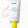 Supergoop! Dewscreen SPF 50 - Daily Hydrating Sunscreen & Makeup Primer with Polyglutamic Peptides, Dewy Finish